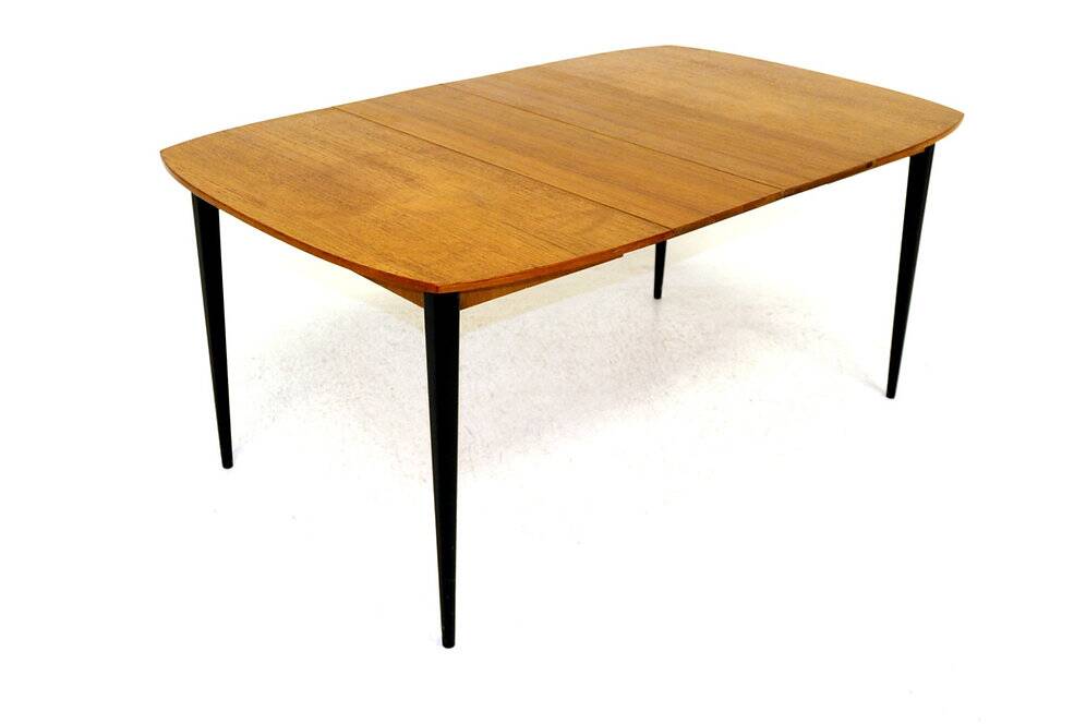 Scandinavian teak dining table, Sweden, 1960s