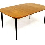 Scandinavian teak dining table, Sweden, 1960s