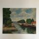 Tableau paysage fluvial