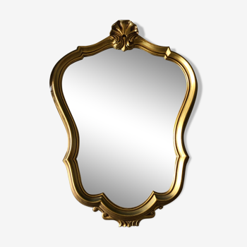 Baroque style mirror of the 70s - 62x46cm