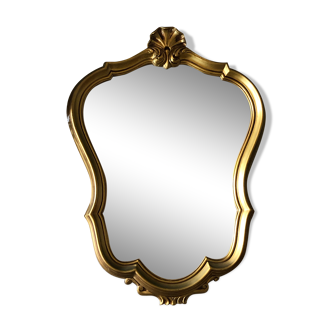 Baroque style mirror of the 70s - 62x46cm