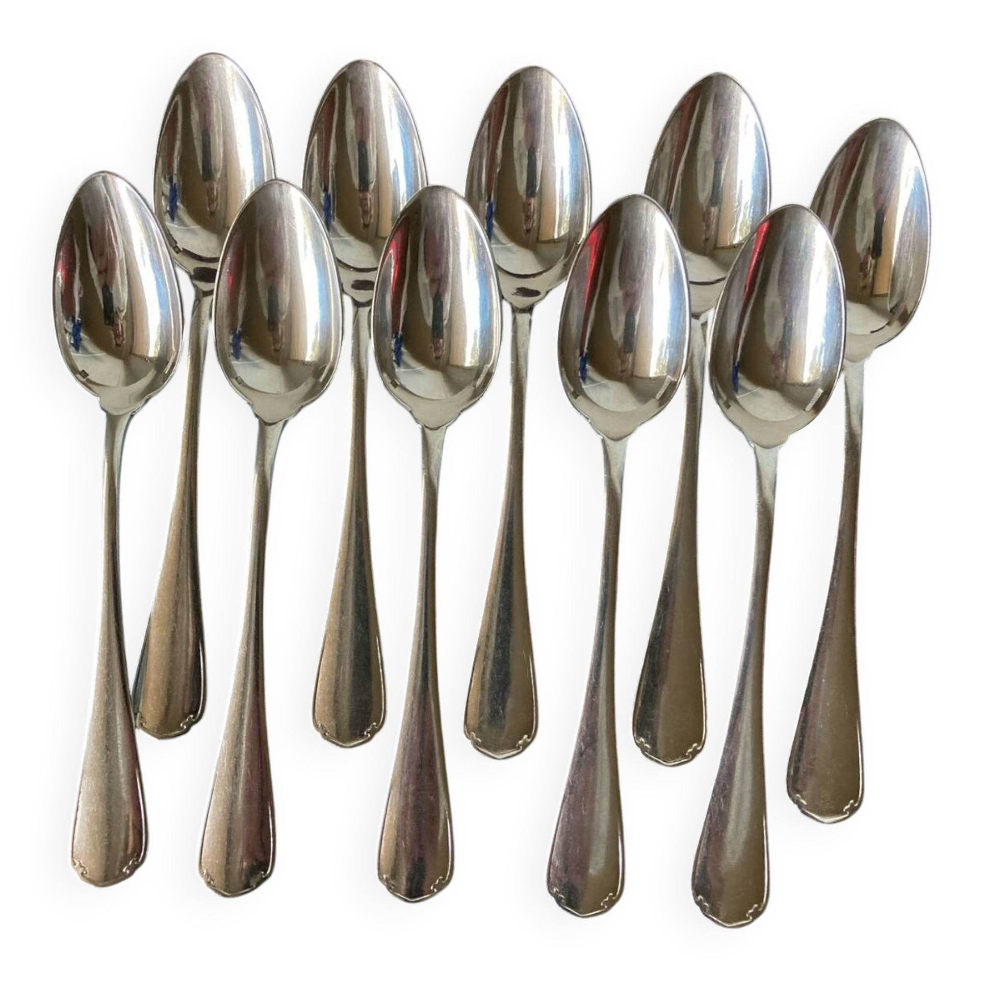 Christofle small spoons, Japan pattern