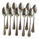 Christofle small spoons, Japan pattern