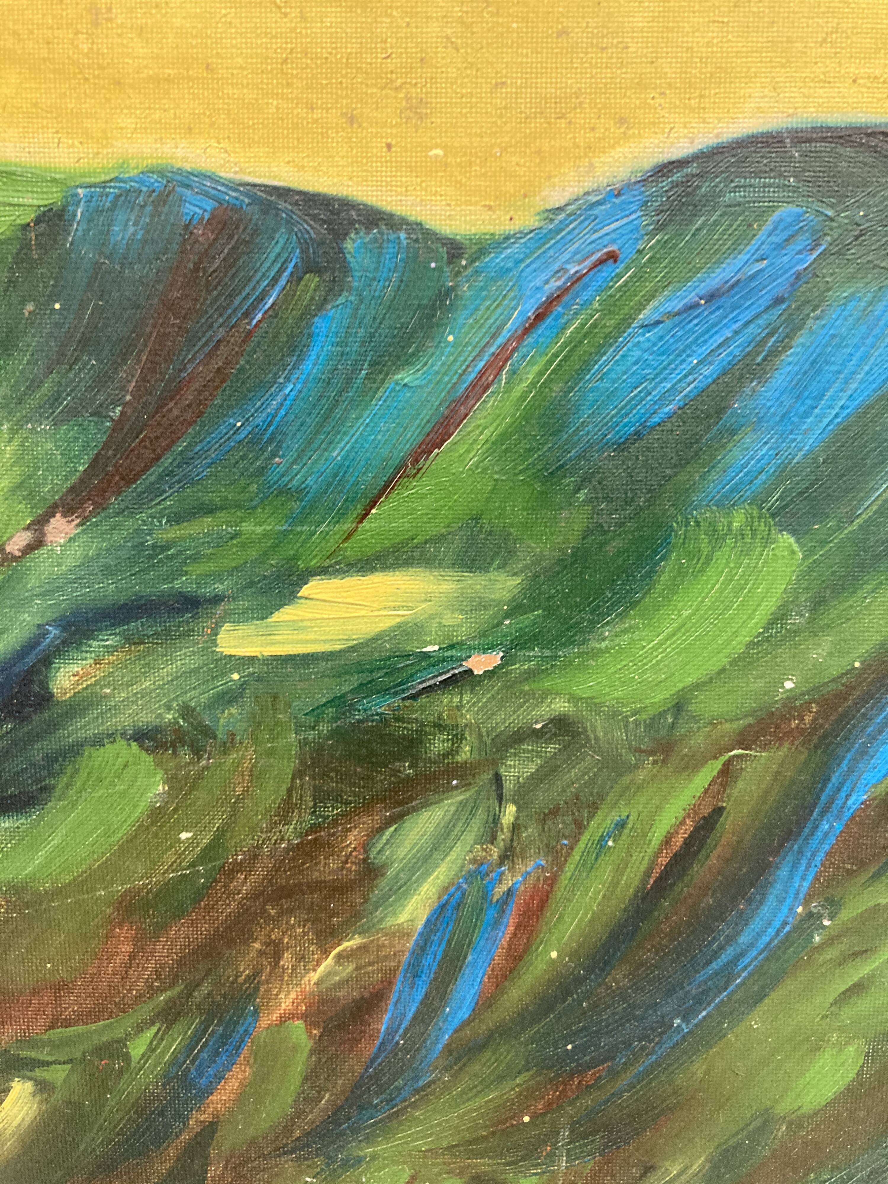 Landscape oil on panel