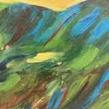 Landscape oil on panel