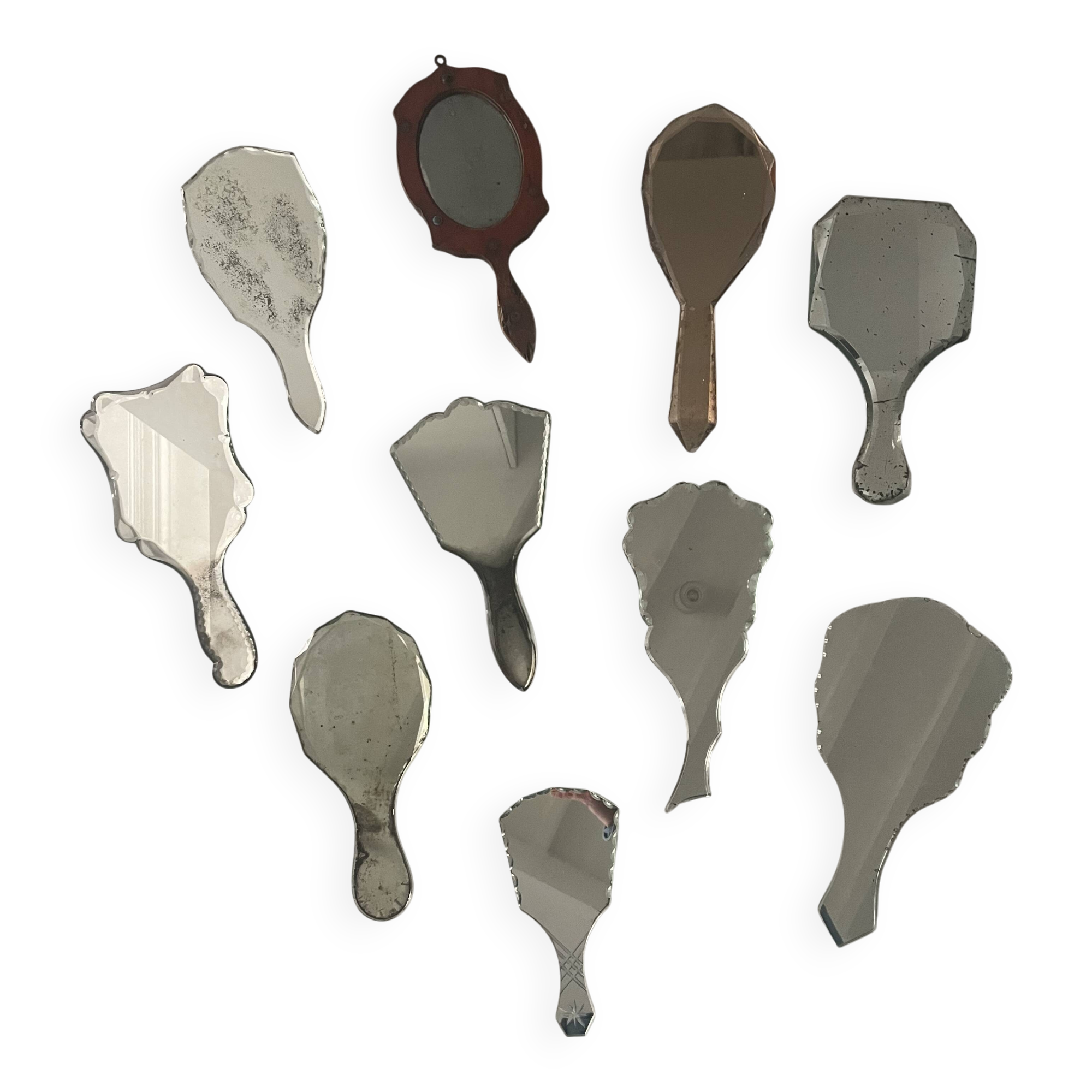 B2B - Set of 10 hand mirrors