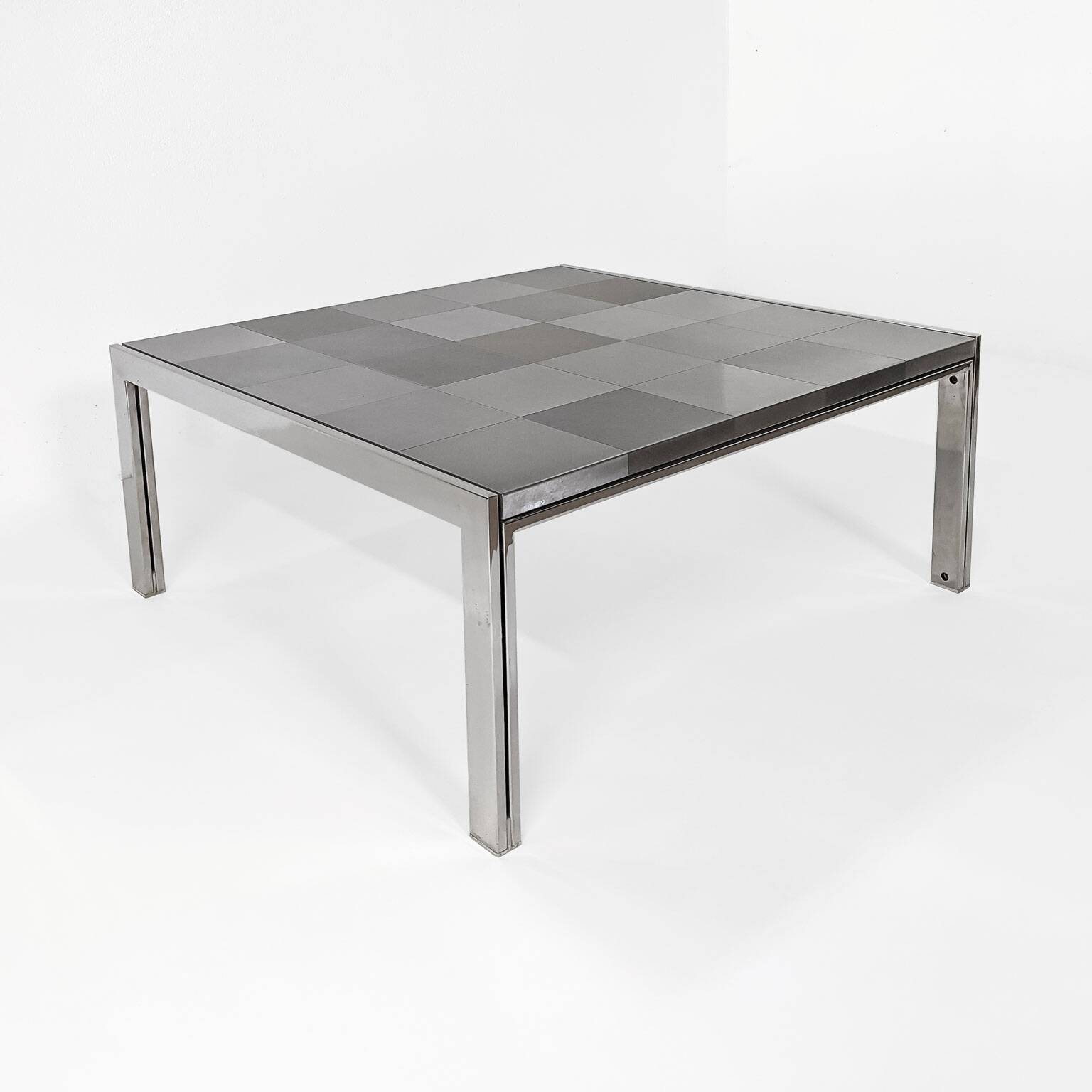 Steel coffee table by Ross Littell, Luar model, 1970