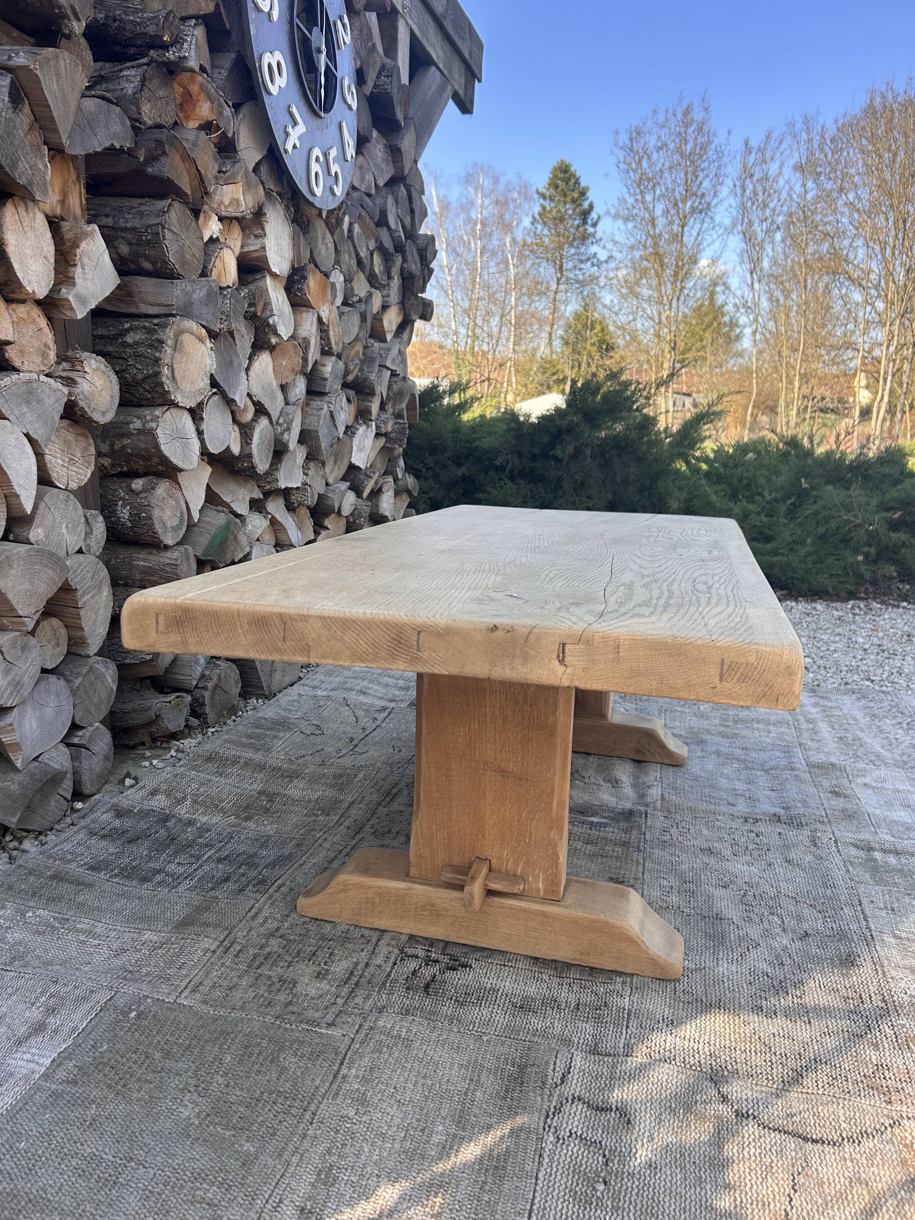 Renovated solid oak coffee table