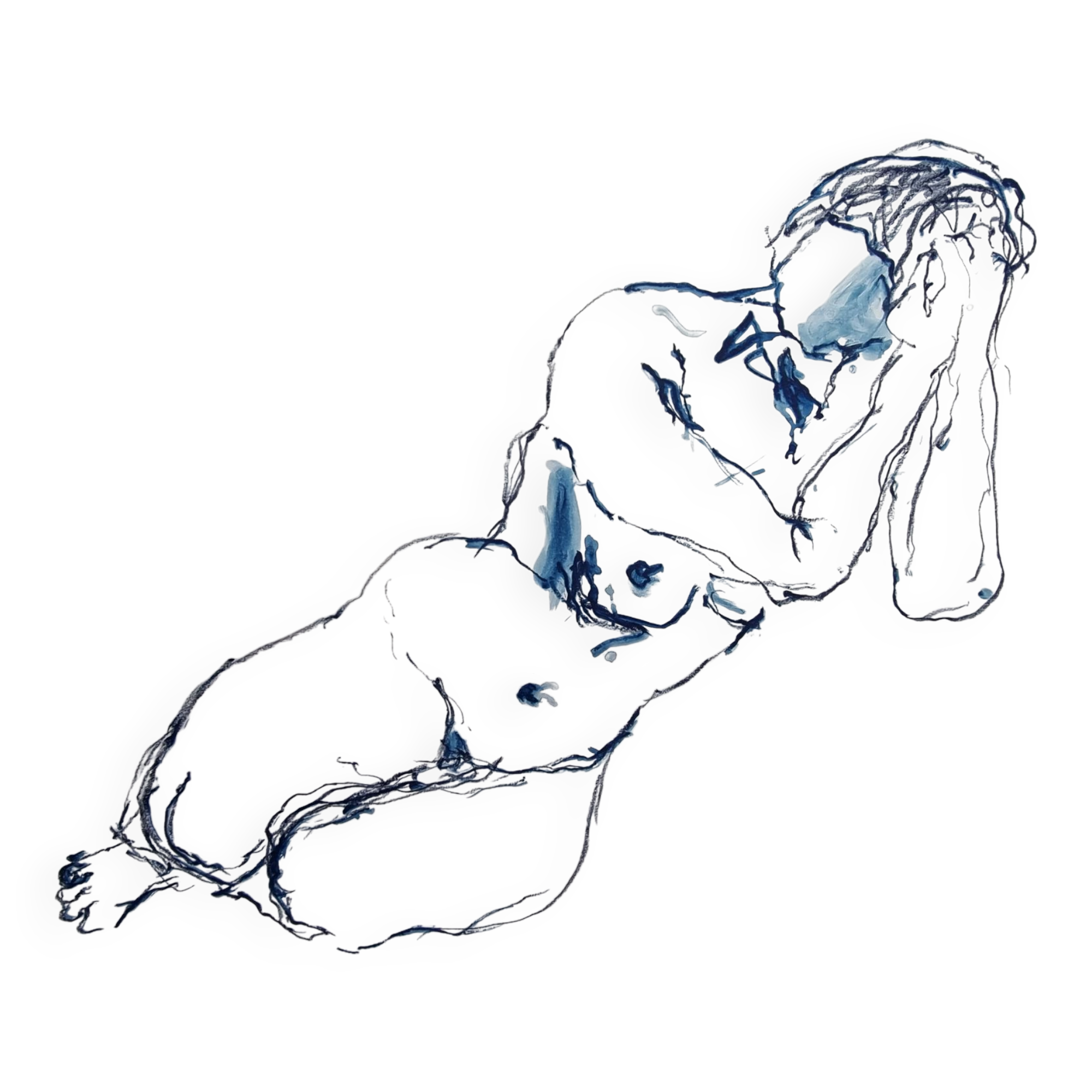 Study of nude 03, school of Paris, twentieth century