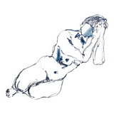 Study of nude 03, school of Paris, twentieth century