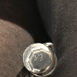 Pair of ancient carafes numbered Crystal Baccarat