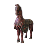 Polychrome wooden horse