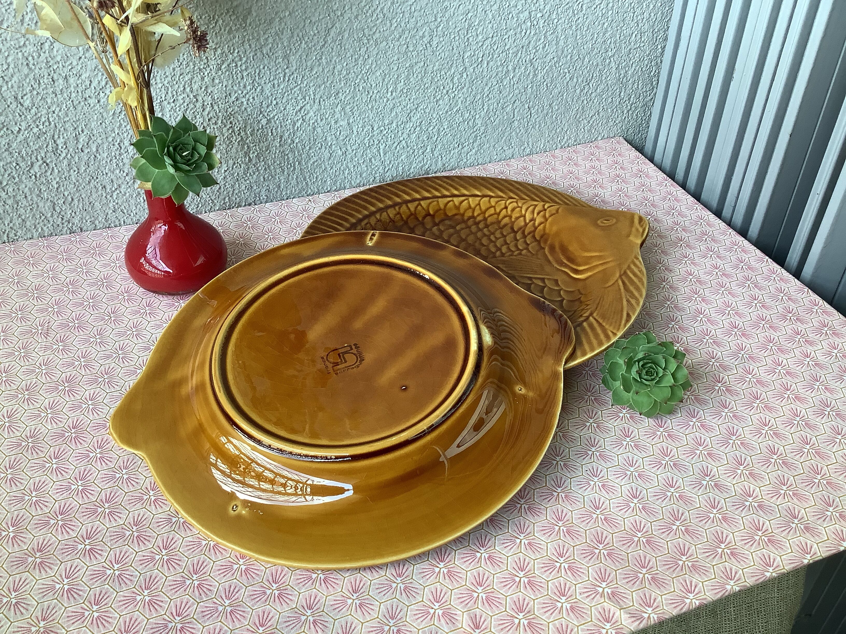 Sarreguemines fish plates