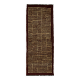 Turkish Handknotted Wool Oushak Rug 73 cm x 193 cm