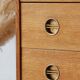 Scandinavian oak chest of drawers | vintage Danish furniture