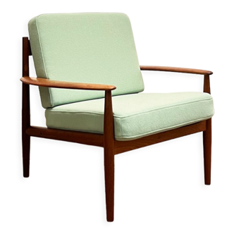 Mid Century Modern Teak armchair or easy chair by Grete Jalk for France & Son, Danish Design, 1950er