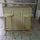 Bar with stools