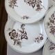 Set of 6 vintage dinner plates from Sarreguemines, Danish model 210412.