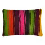 Vintage turkish kilim cushion cover 30x50cm