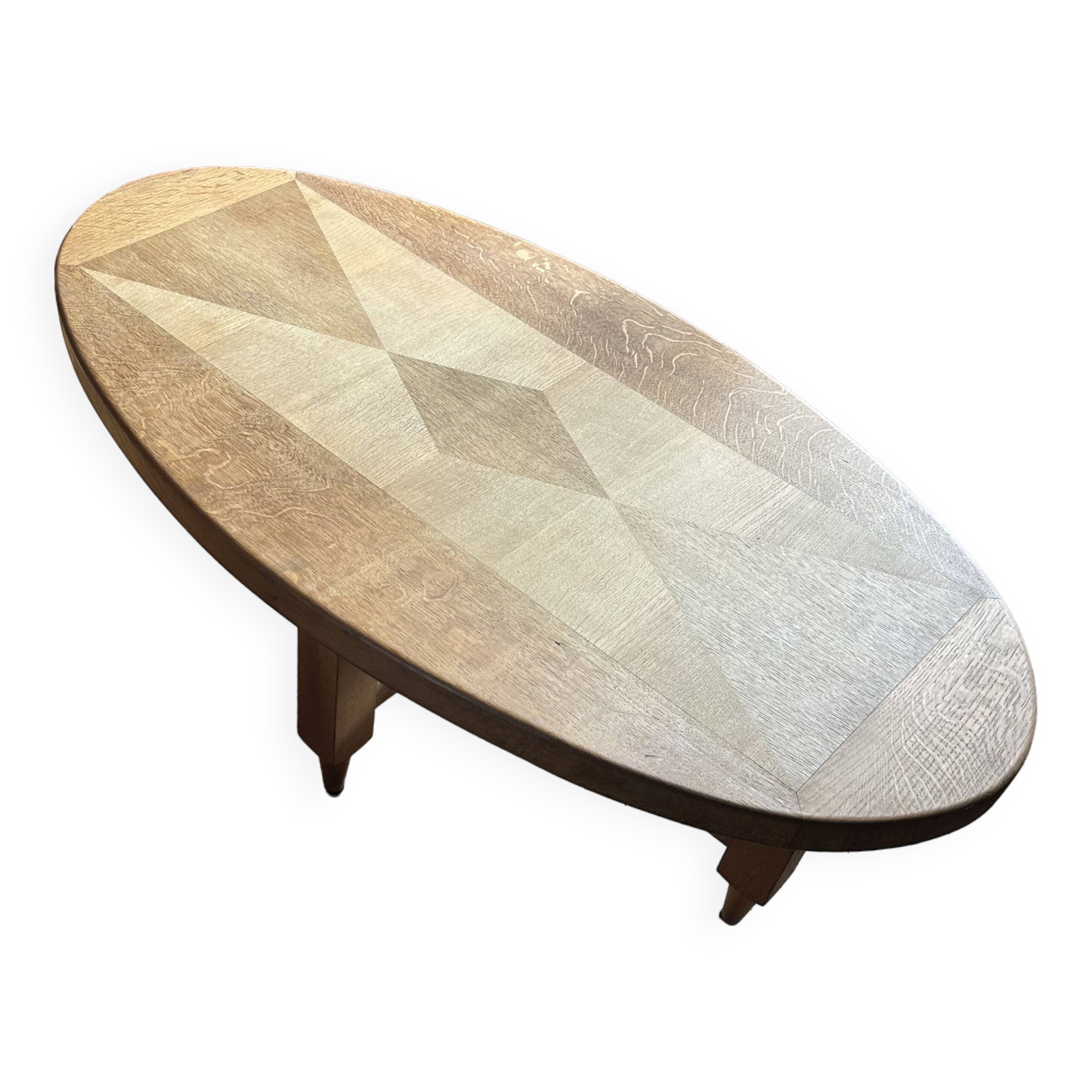 Guillerme Chambron oval coffee table