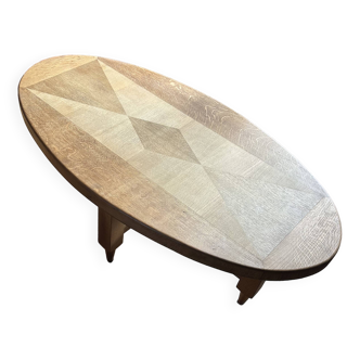 Guillerme Chambron oval coffee table