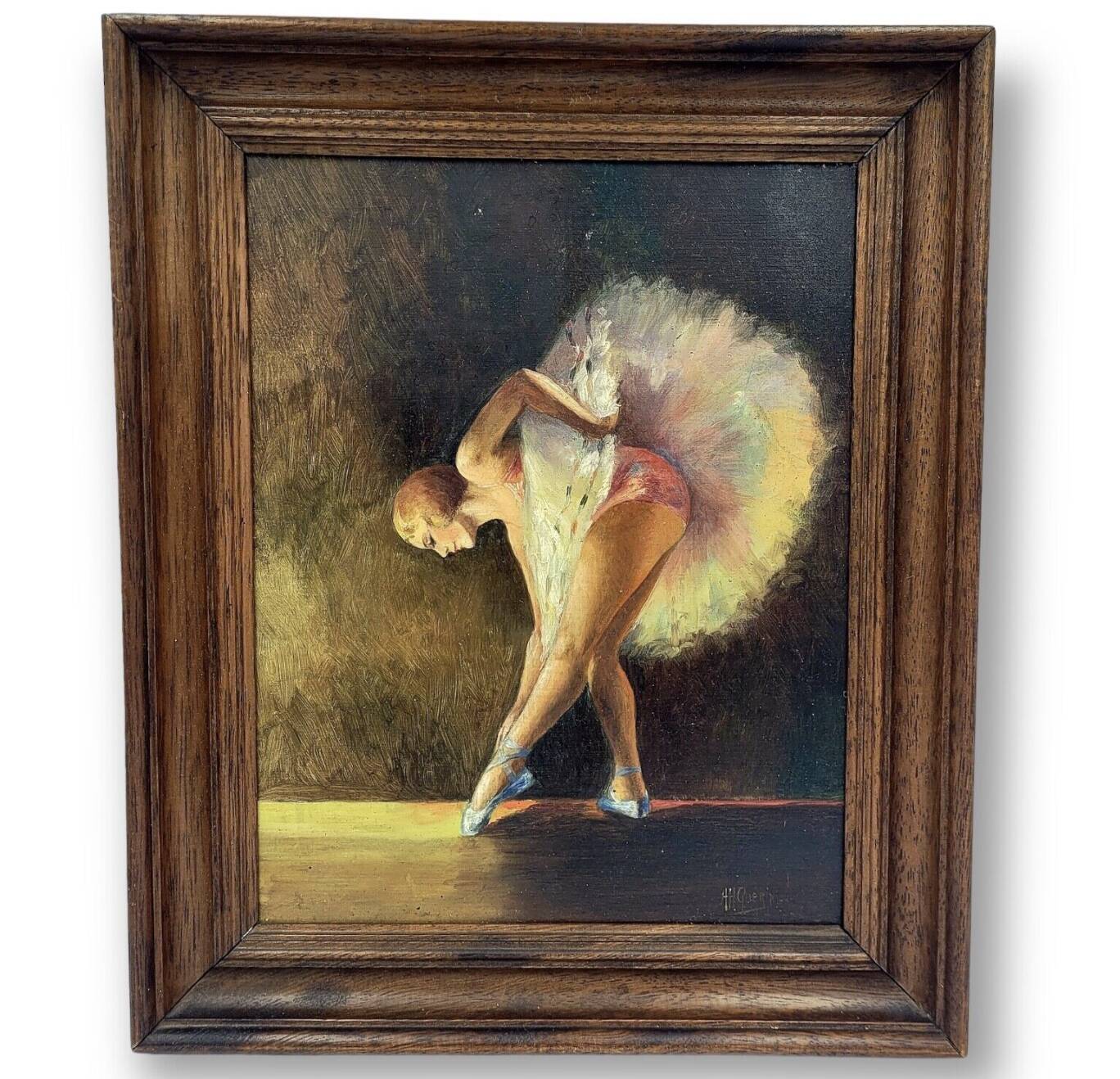 Oil on panel ah guerin