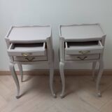 Pair of antique bedside tables
