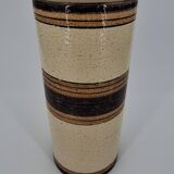 Ceramic scroll vase by Aldo Londi for Bitossi, Sahara model, Italy mid century