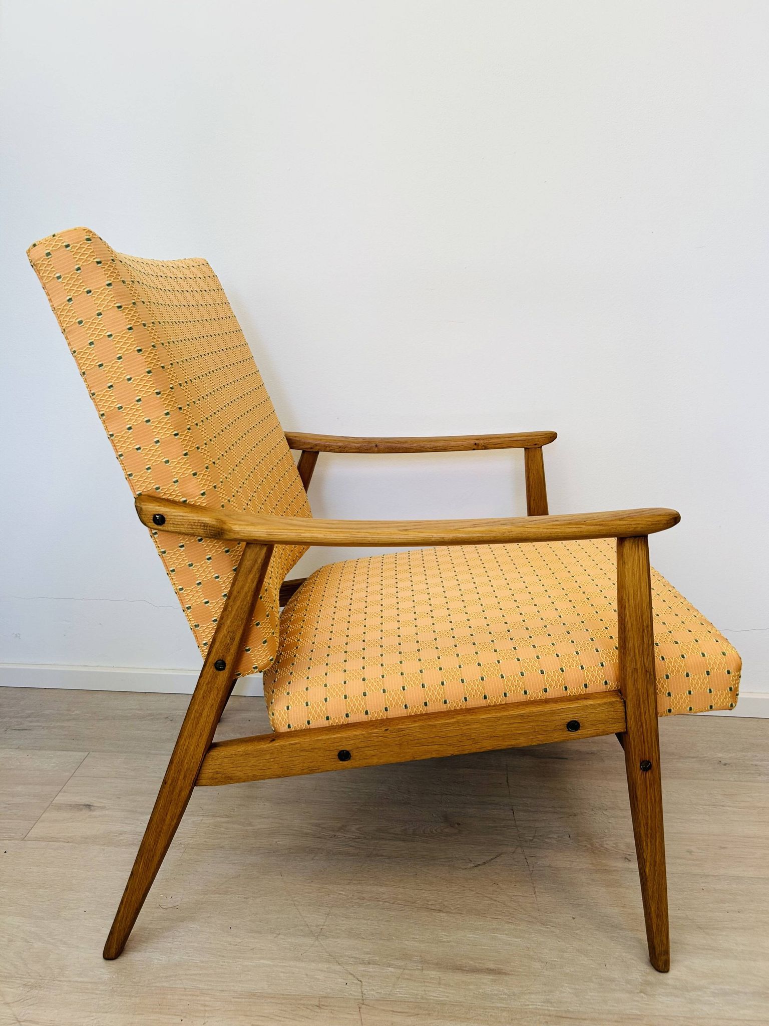 Fully Restored Vintage Armchair from Czechoslovakia 1960’s