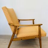 Fully Restored Vintage Armchair from Czechoslovakia 1960’s