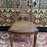 Set of 8 Louis XVI style chairs in canning