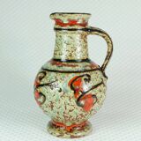 1960's vase u-keramik model 1809/18 exceptional glaze and colors