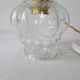 Molded glass pendant light