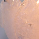 Frosted ice hanging lamp with 18 plastic discs