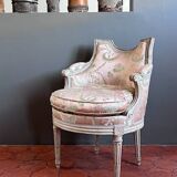 Fauteuil de coiffeur style louis XVI Type bergere