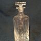 Bohemian baccarat-sized crystal whiskey carafe