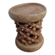 African Bamiléké Brown Stool