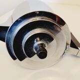 Old tea maker art deco metal and wood