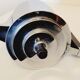 Old tea maker art deco metal and wood