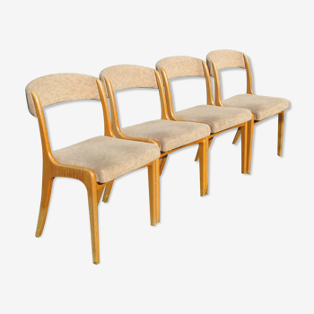 Series of 4 scandinavian chairs
