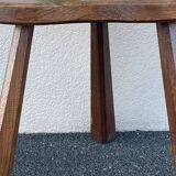 French brutalist tripod stool