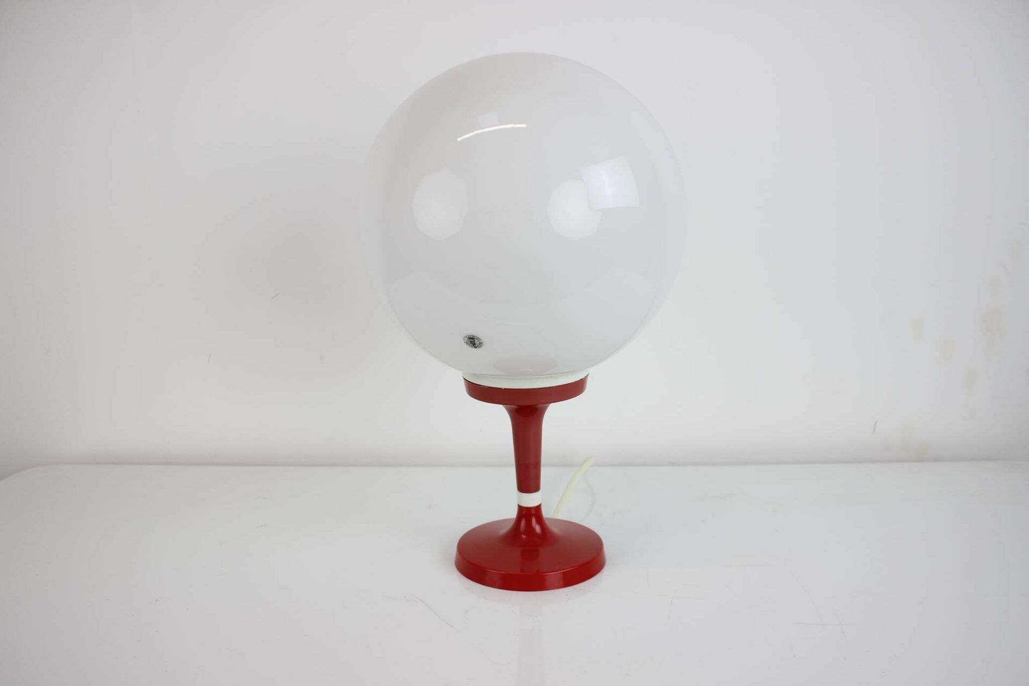 Vintage Table Lamp Osvetlovaci Sklo Valasske Mezirici, 1970s