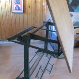Drawing table 1950 UNIC cast iron base