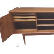 Enfilade scandinave en teck des années 60, 70