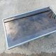 Vintage coffee table with chrome and gold base