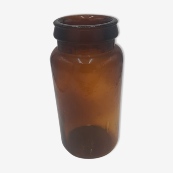 Amber glass jar 30 centimeters
