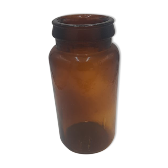 Amber glass jar 30 centimeters