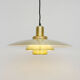 Vintage Lysaker Lamp In Golden Brass, Danish 1970s
