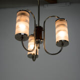 Art deco chandelier, czechoslovakia, 1930s