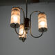 Art deco chandelier, czechoslovakia, 1930s